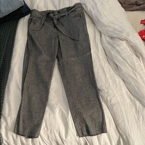 LOFT Gray Ankle Pants